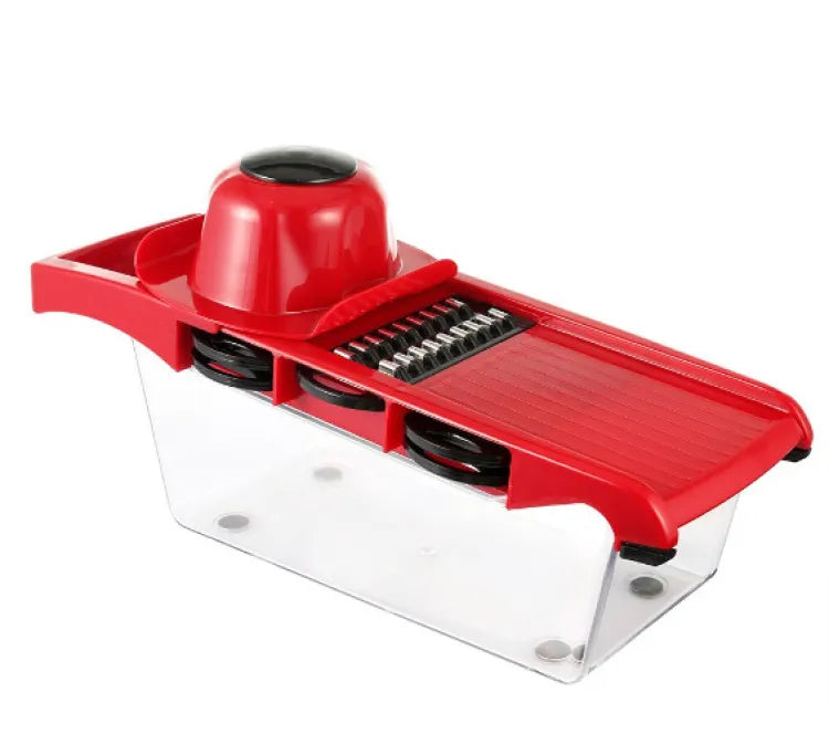 10-in-1 Vegetable Cutter & Mandoline Slicer | Stainless Steel Kitchen Chopper