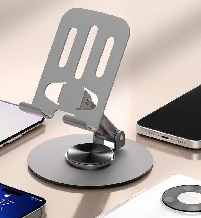 360° Adjustable Desktop Phone Stand | Foldable Mobile Holder for Desk
