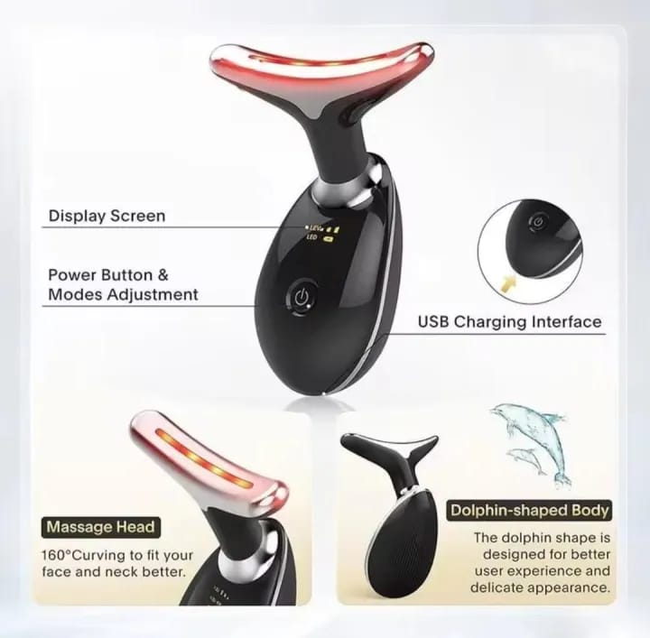 Face & Neck Massager | Vibration & Rechargeable EMS Options