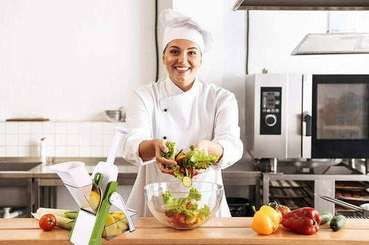 4 in 1 adjustable vegetable cutter chopper kitchen slicer shredder