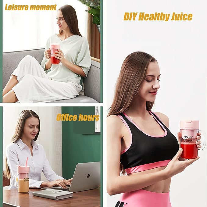Portable Mini Blender Juicer Cup | Rechargeable USB Smoothie Maker