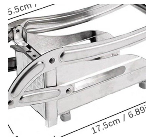 Stainless Steel French Fries Cutter | Manual Potato Slicer Machine