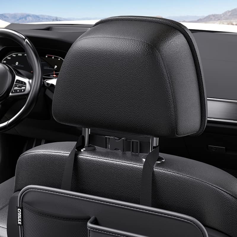 Premium Car Seat Side Organizer | Multifunction PU Storage Bag for Car