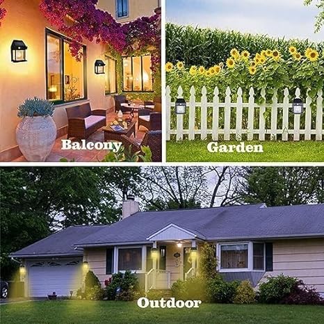 Solar Wall Light Outdoor | Motion Sensor Garden & Home Security Lamp