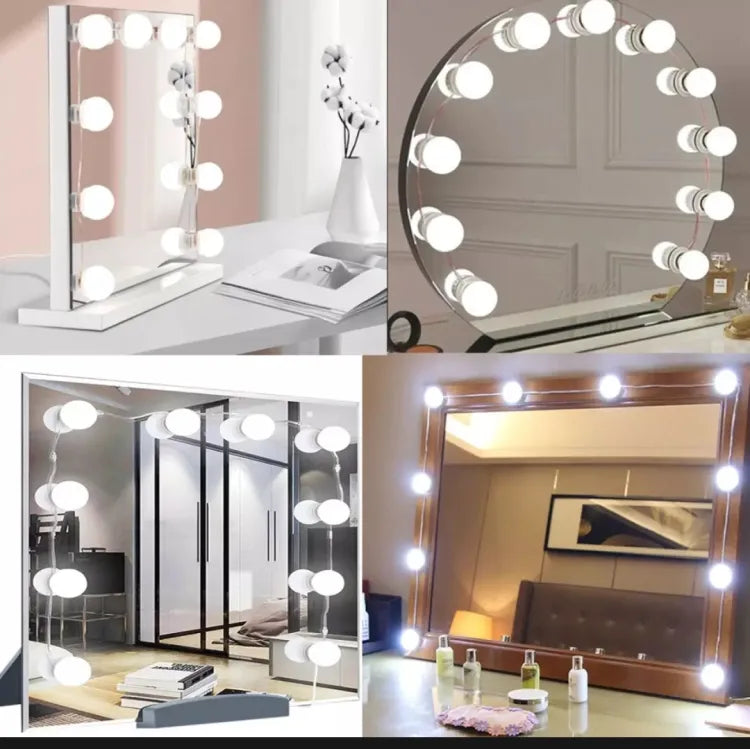 LED Vanity Mirror Lights | 3 Color Adjustable Makeup Mirror Light Kit