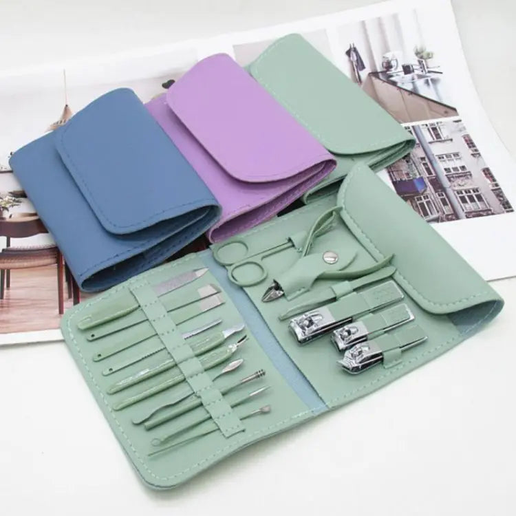 16-in-1 Steel Nail Cutter Set | Manicure & Pedicure Grooming Kit