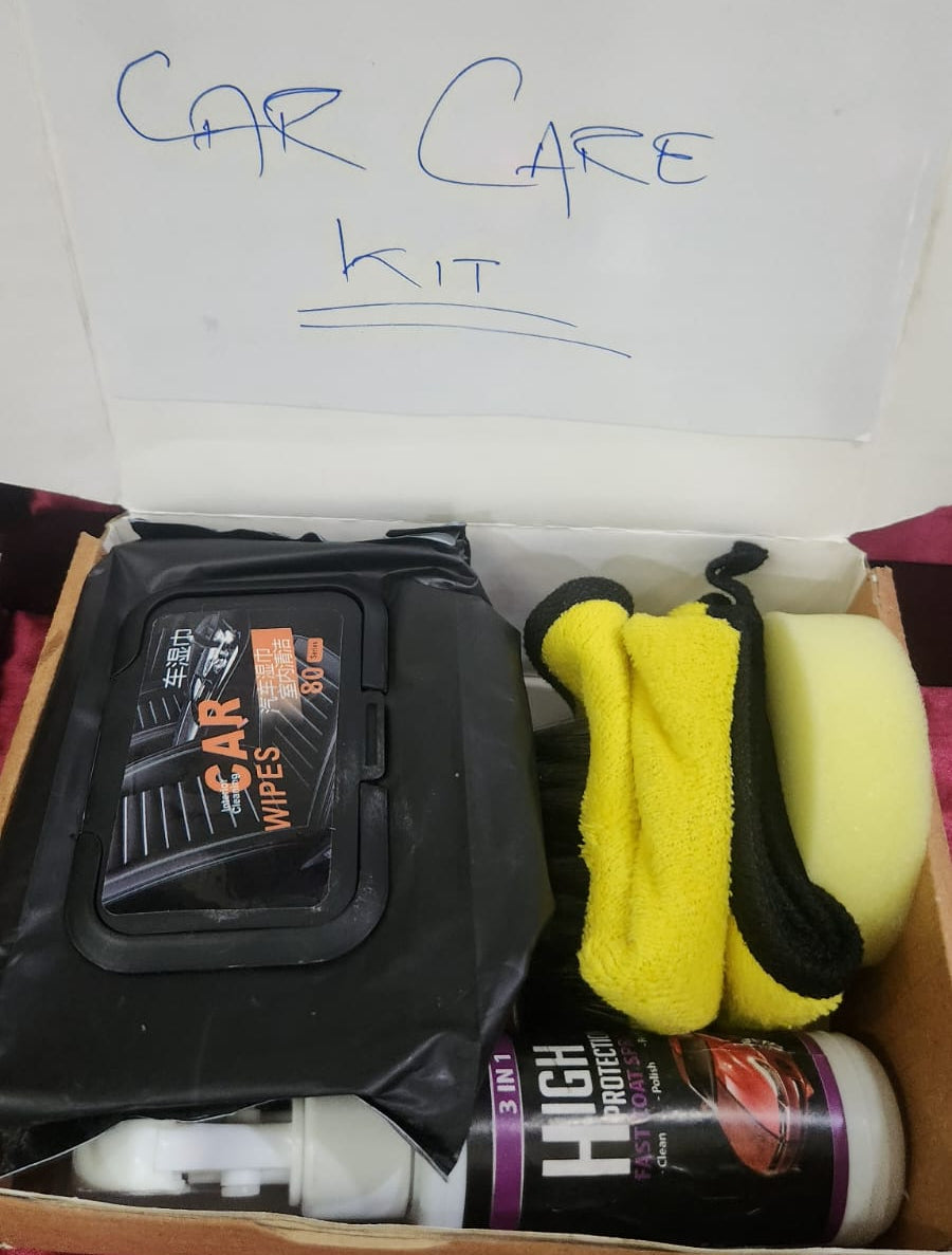 Premium Car Care Cleaning Kit | Complete Interior & Exterior Car Maintenance Set