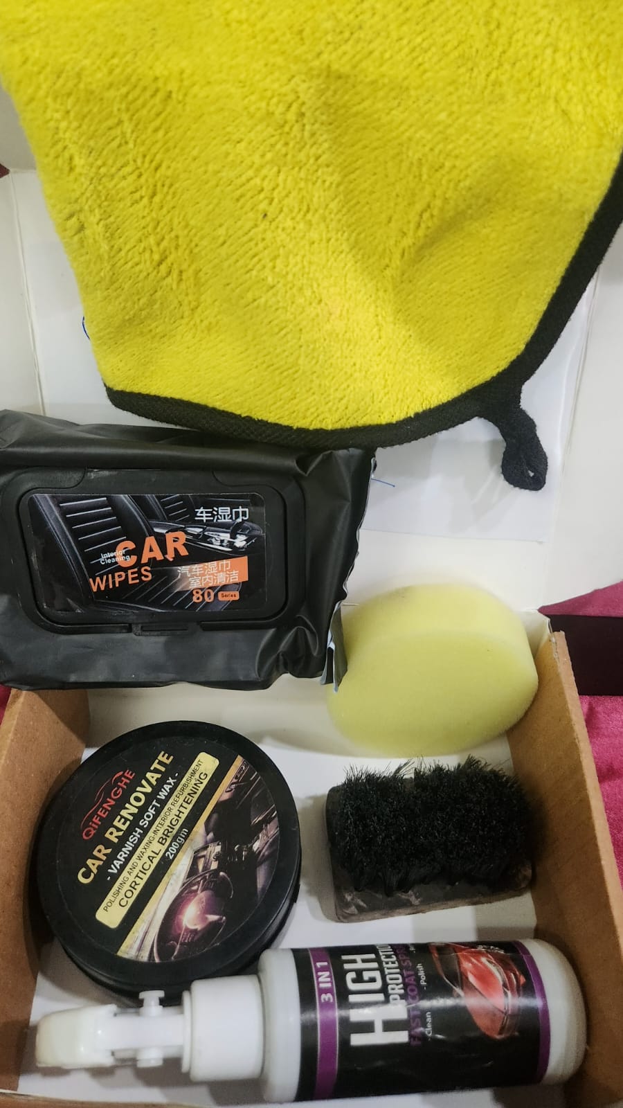 Premium Car Care Cleaning Kit | Complete Interior & Exterior Car Maintenance Set