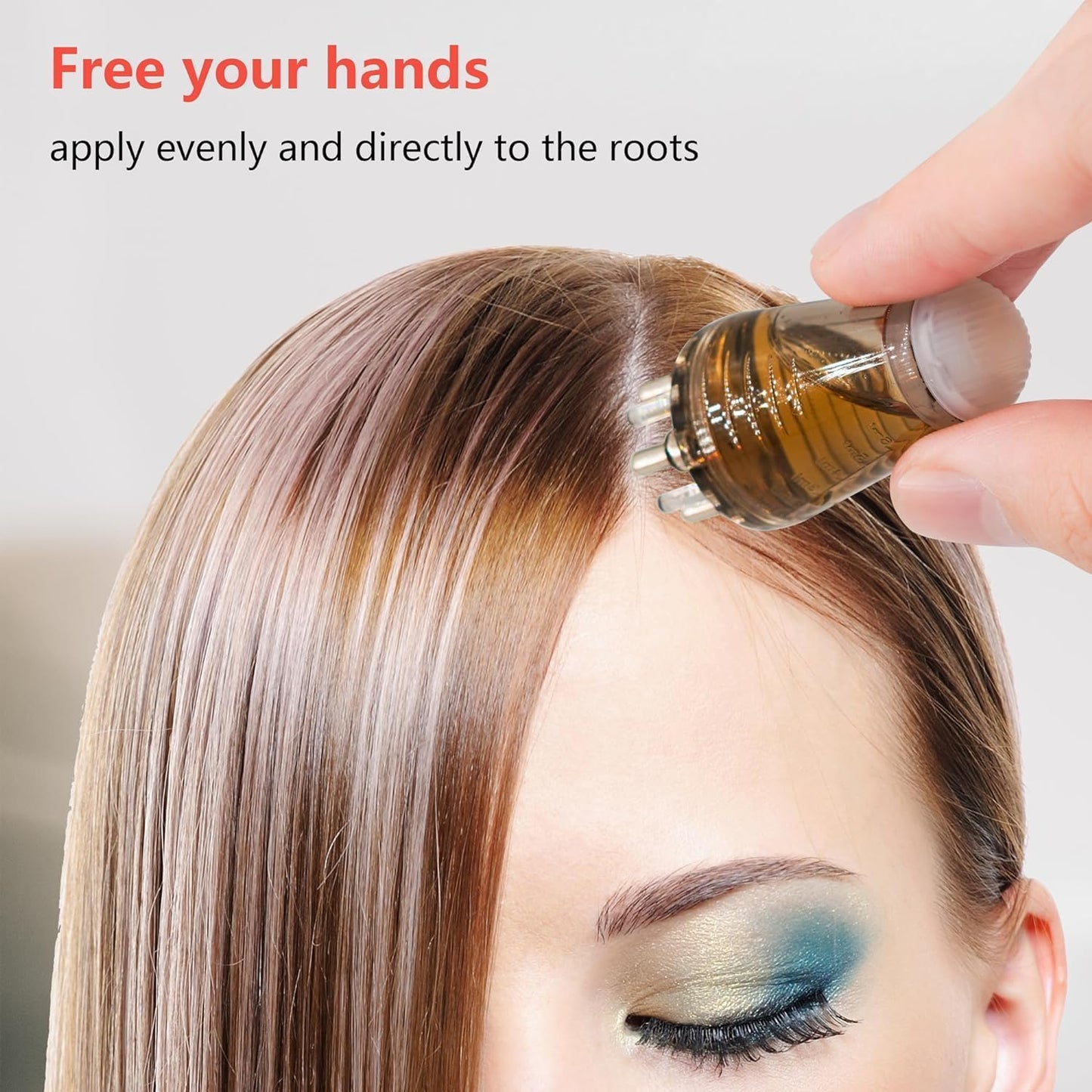 Scalp Massage Oil Applicator Comb | Hair Care Liquid Dispenser Brush