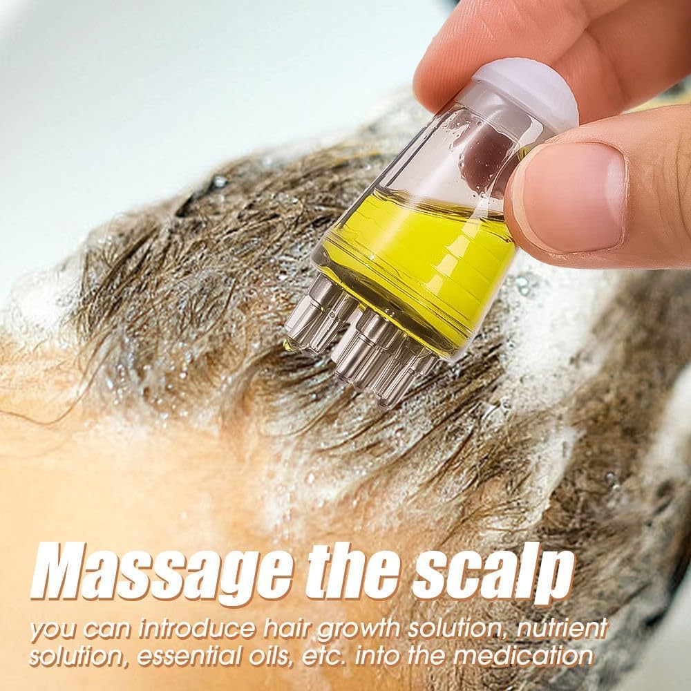 Scalp Massage Oil Applicator Comb | Hair Care Liquid Dispenser Brush