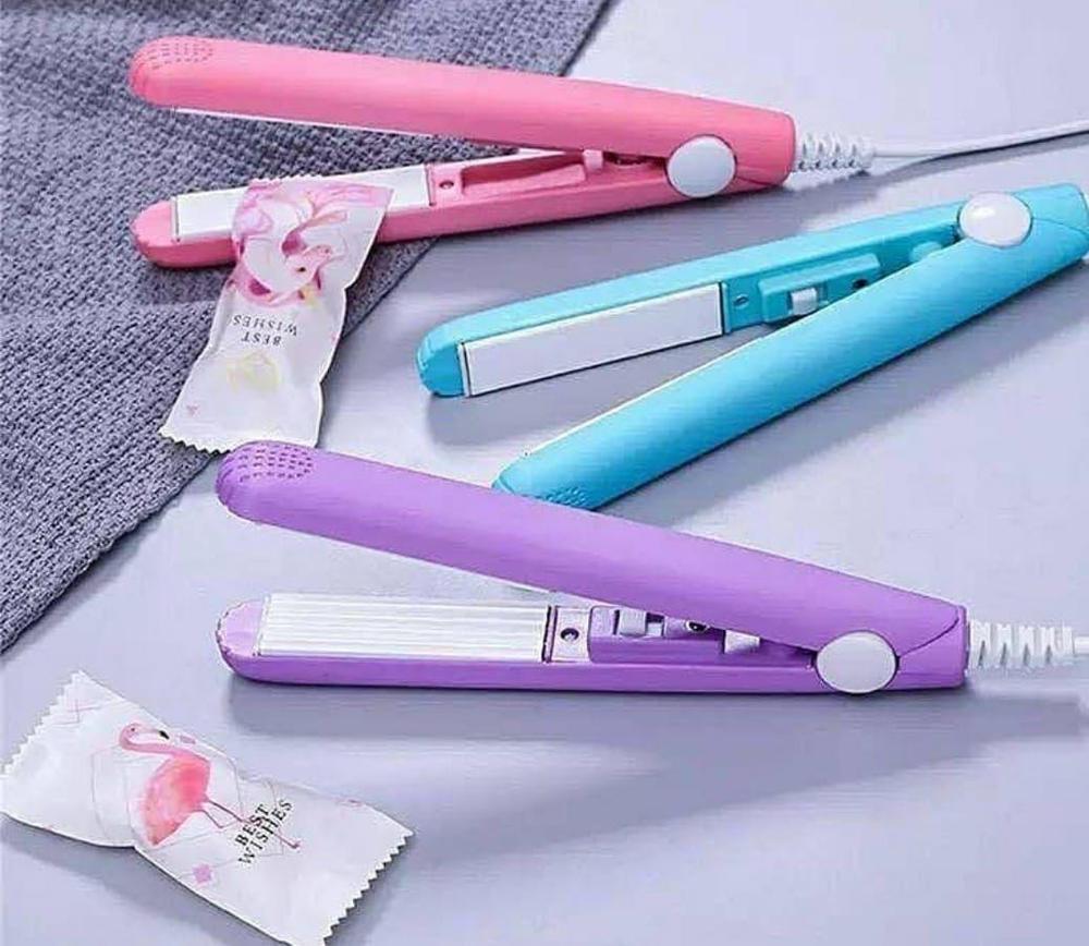 Mini Portable Hair Straightener | Compact Travel Hair Styling Tool