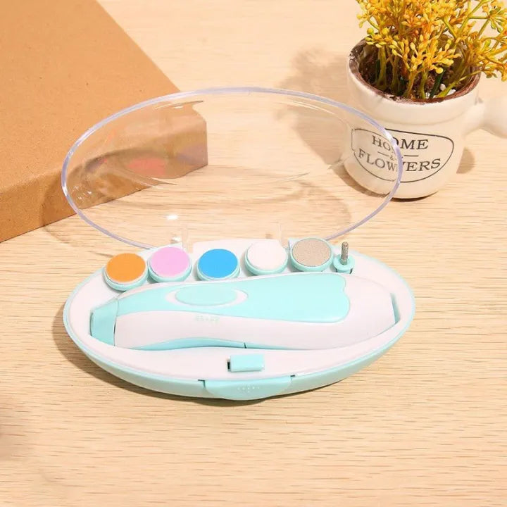 Baby Electric Nail Trimmer with LED Light | Safe Nail Clipper for Infants