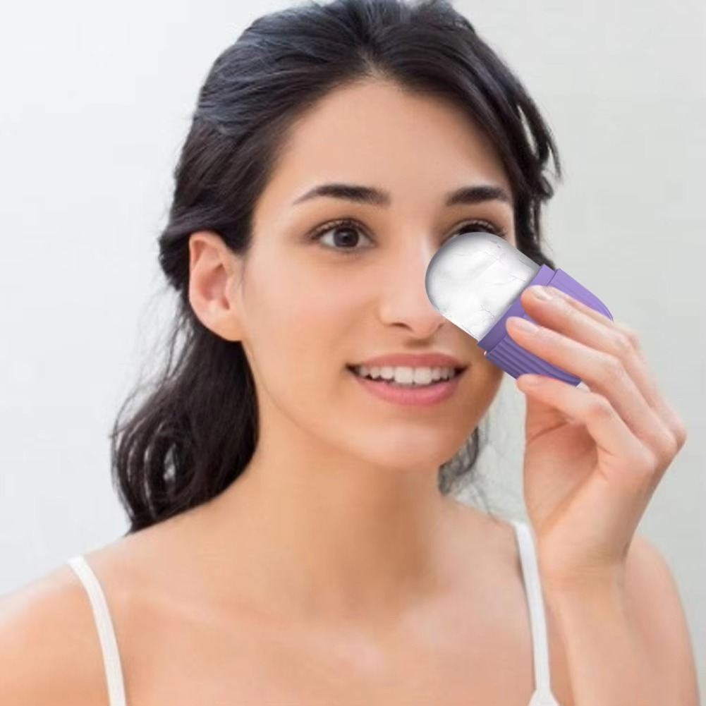 Ice Roller Facial Massager | Cooling Skin Care Tool for Face & Eyes