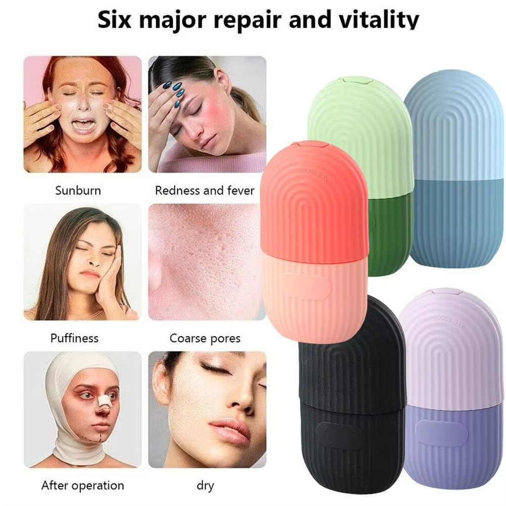 ice roller facial massager silicone skincare beauty tool