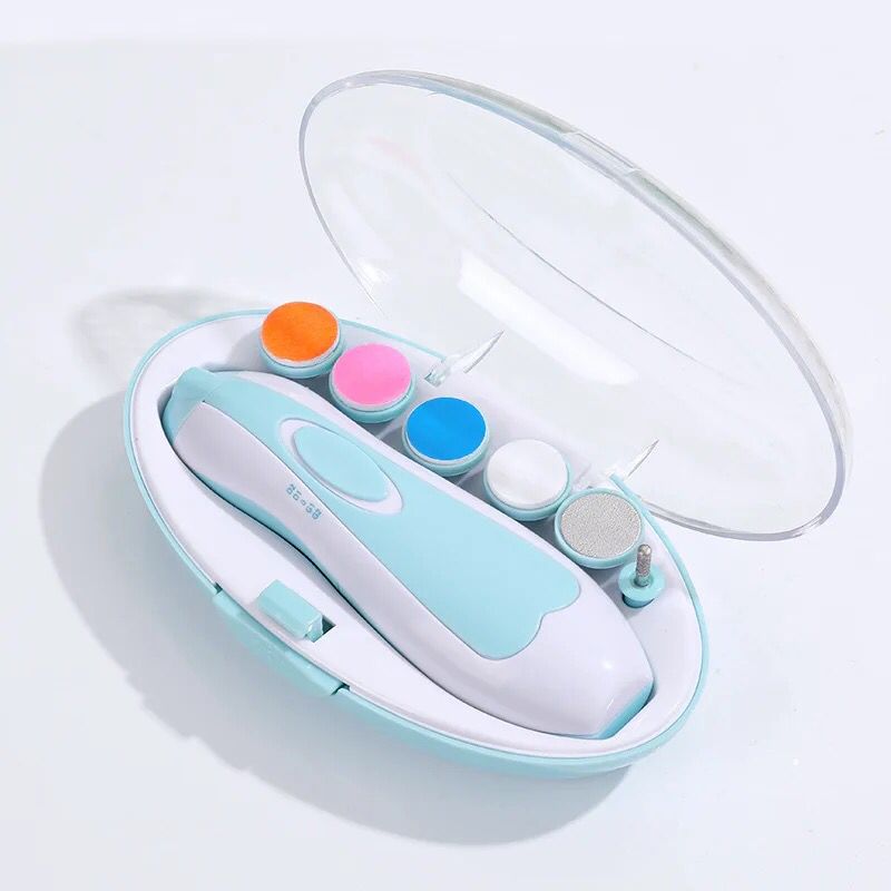 Baby Electric Nail Trimmer with LED Light | Safe Nail Clipper for Infants