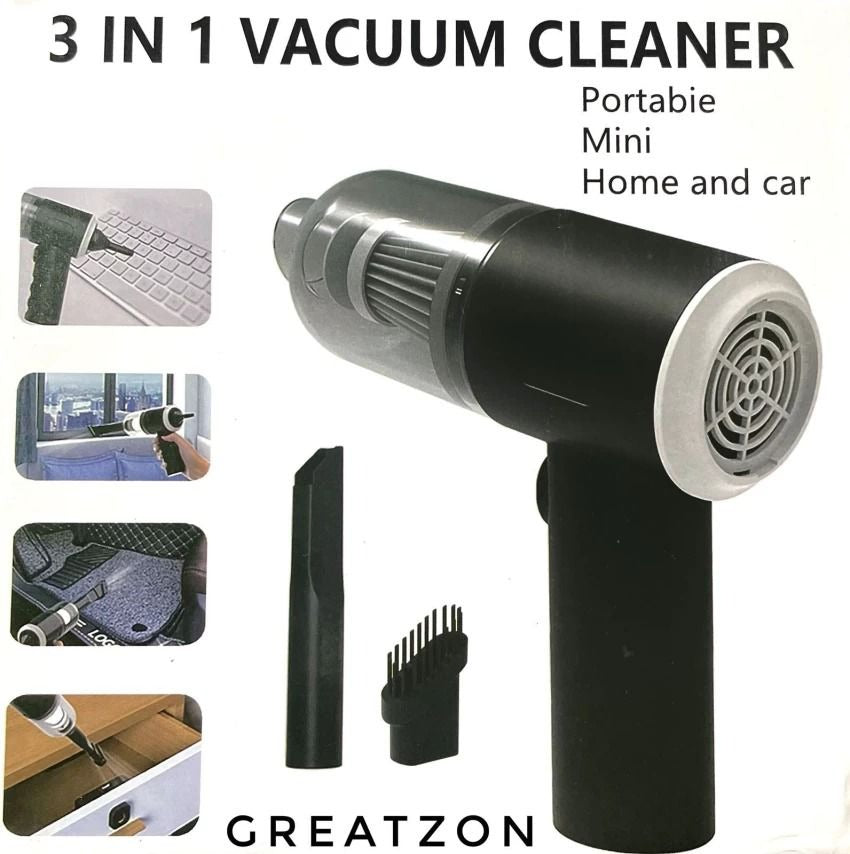 3-in-1 Portable Wireless Vacuum Cleaner | Air Duster & Blower