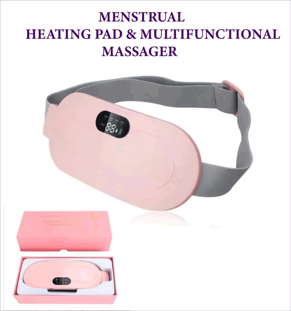 Portable Heating Pad Belt for Women | Rechargeable Heat & Massage Comfort Belt