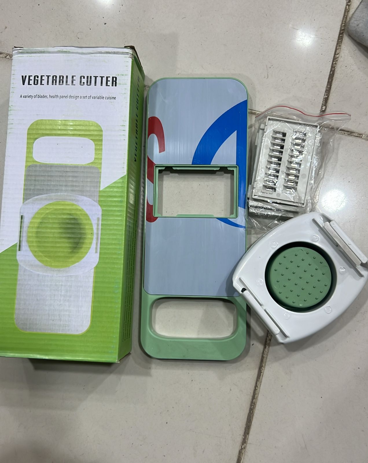 5-in-1 Stainless Steel Vegetable Cutter | Multifunctional Kitchen Slicer & Grater
