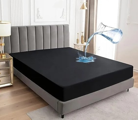 King Size Waterproof Mattress Protector | Soft Noiseless Bed Cover