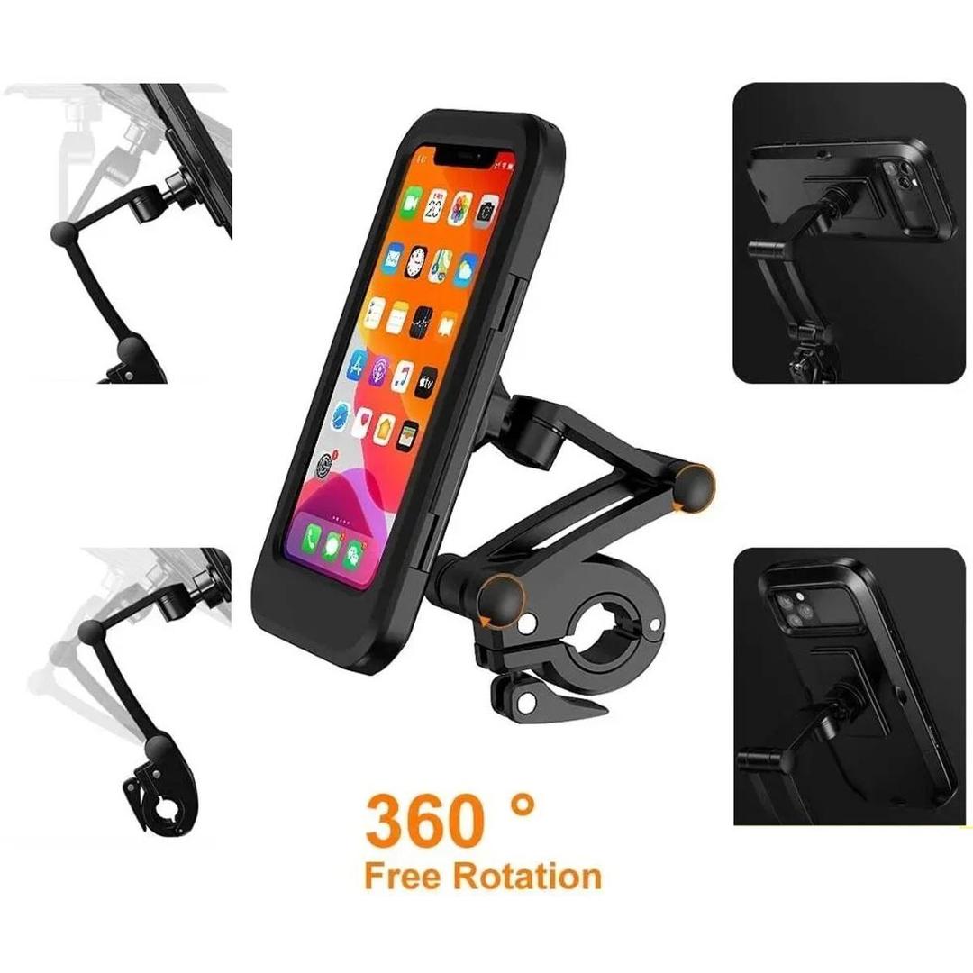 Waterproof Bike Phone Holder | Touch Screen Handlebar Mobile Mount