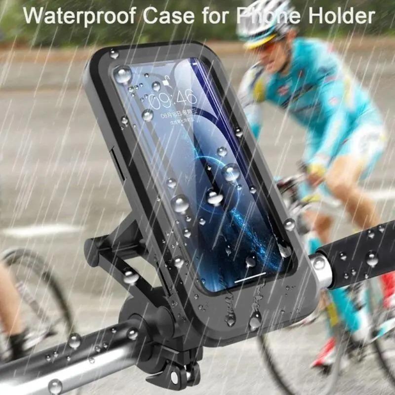 Waterproof Bike Phone Holder | Touch Screen Handlebar Mobile Mount