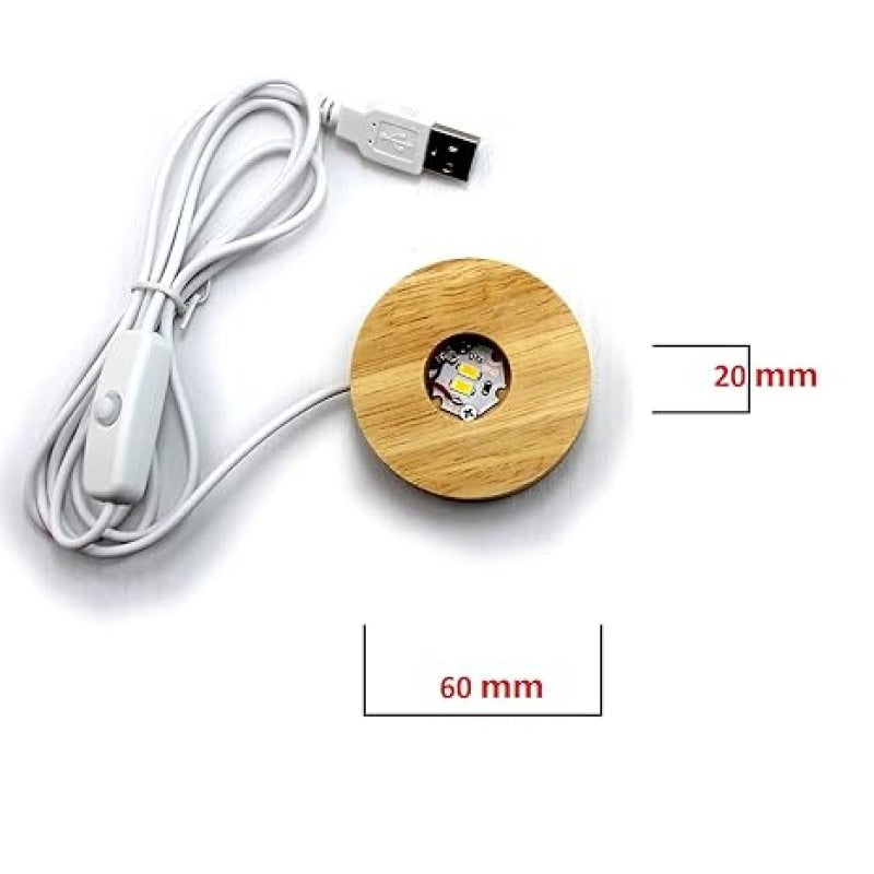 3D Galaxy Moon Crystal Ball LED Night Light – USB Home Décor Lamp