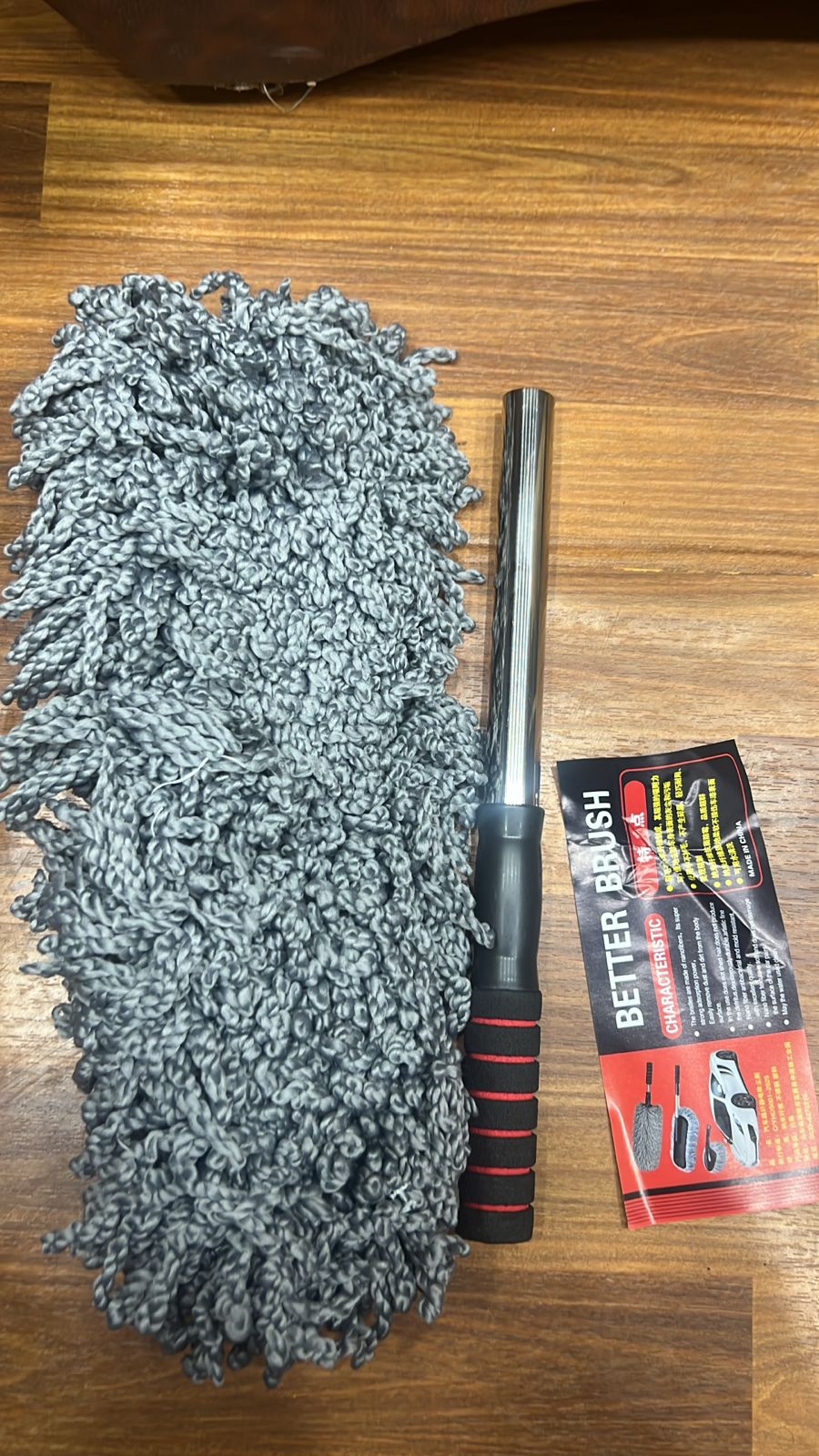 Premium Microfiber Car Duster Kit | Interior & Exterior Cleaning Brush