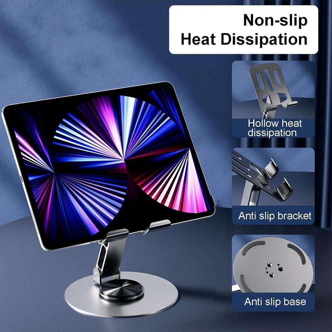 360° Adjustable Desktop Phone Stand | Foldable Mobile Holder for Desk