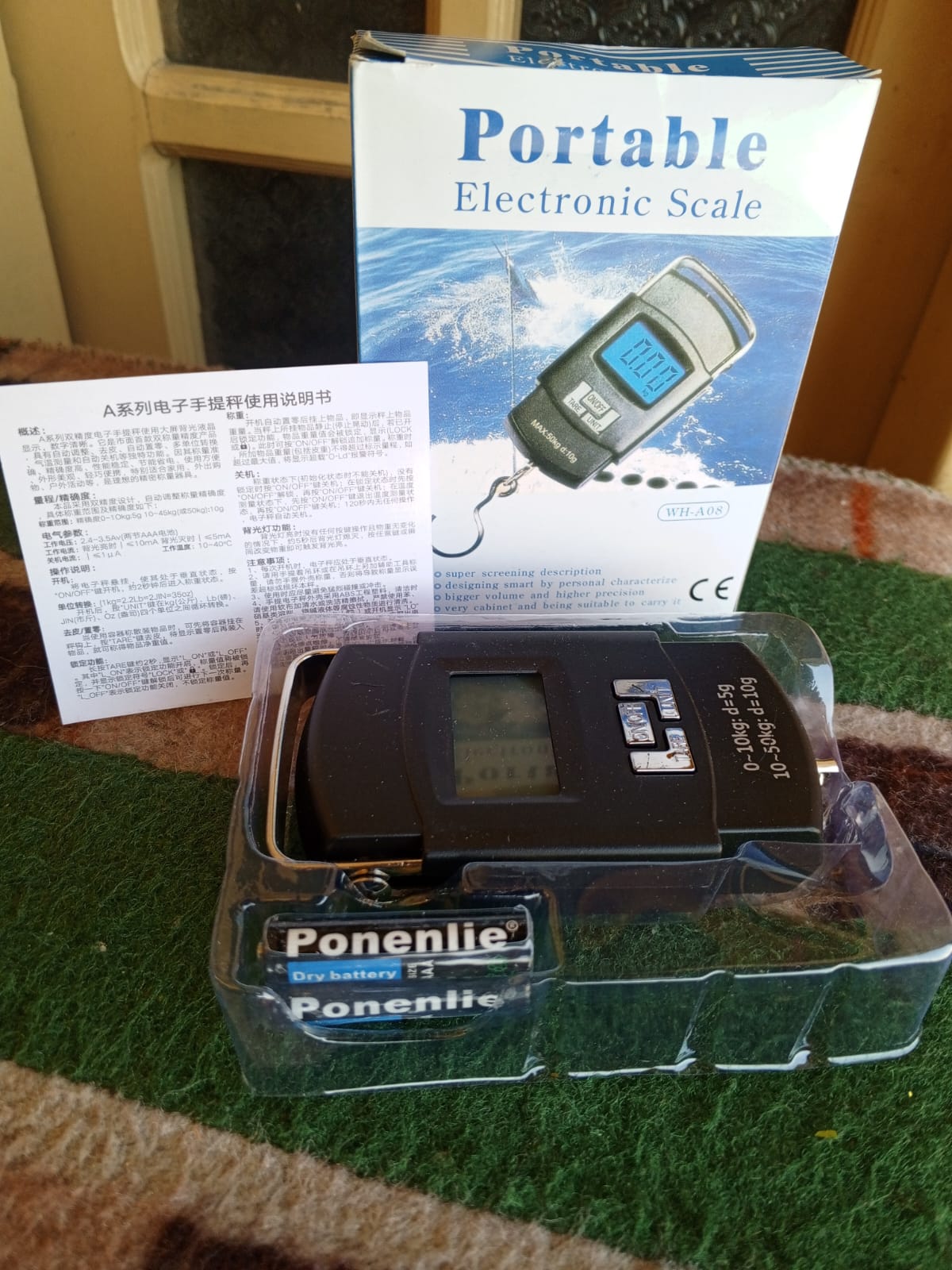 50KG Digital Hanging Scale | Portable Electronic Weight Checker