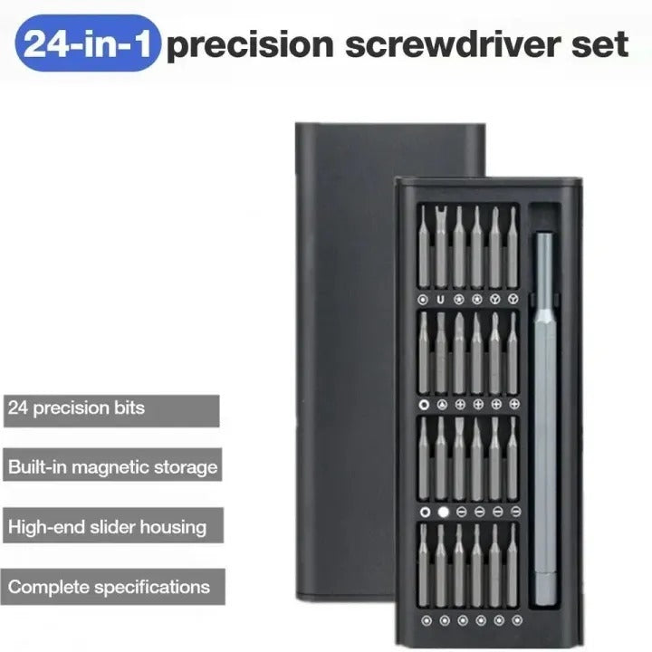 24-in-1 Precision Screwdriver Tool Kit | Mini Repair Set for Electronics