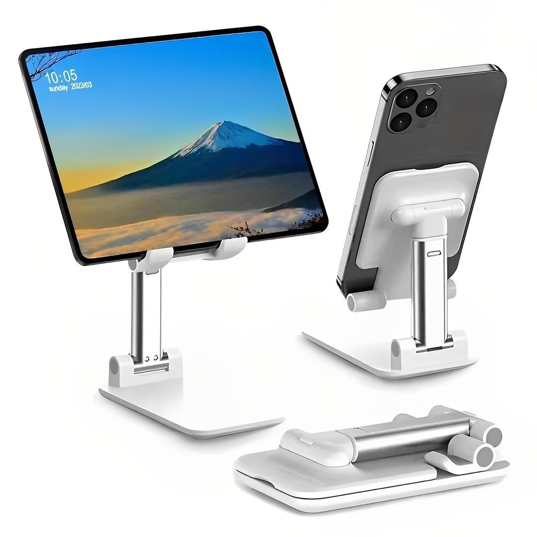 Foldable Adjustable Phone & Tablet Stand | Desktop Mobile Holder