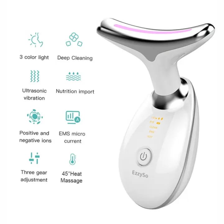 Face & Neck Massager | Vibration & Rechargeable EMS Options