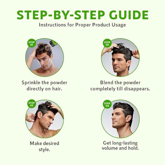 How to use Caviii Hair Volume Powder step by step