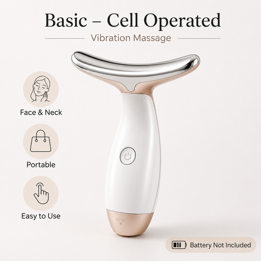 Face & Neck Massager | Vibration & Rechargeable EMS Options