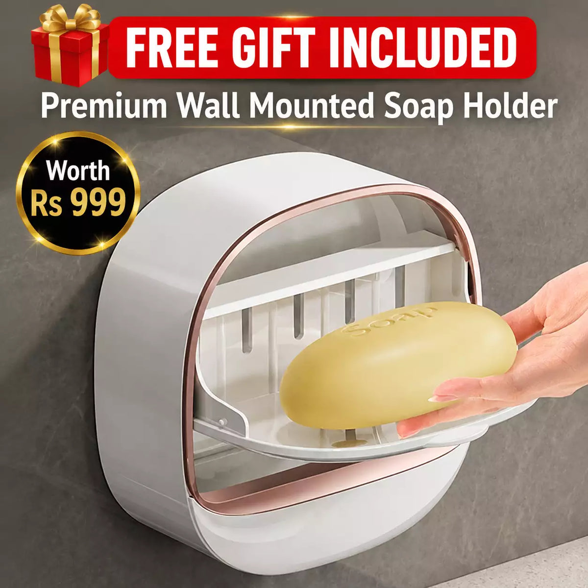 Magic Spray Mop | Microfiber Floor Cleaner + FREE Soap Holder