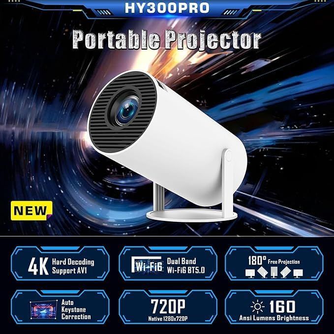 Mini Round Projector | جهاز عرض صغير دائري